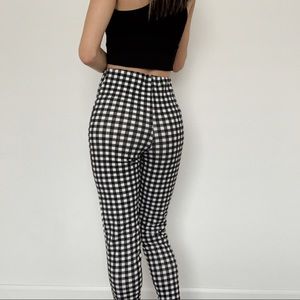 Black/White Gingham Pants